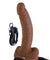 Fetish Fantasy Series 9-Inch Vibrating Hollow Strap-on With Balls - Brown PD3377-29