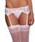 Lace Garterbelt - One Size - White DG-8735WHTOS